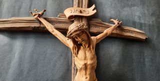 talla escultura Cristo antiguo