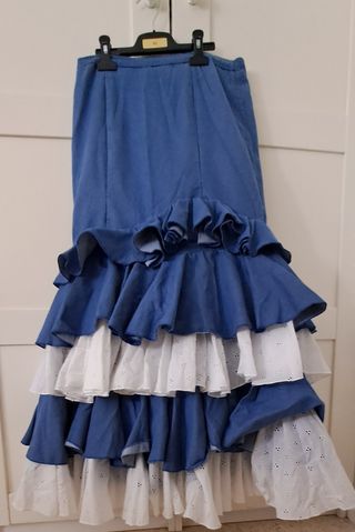 Falda flamenca, Falda rociera