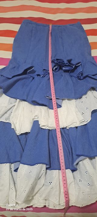 Falda flamenca, Falda rociera