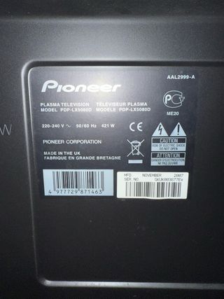 Plasma Pioneer 50”