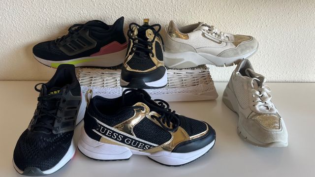 Lote de 26 pares zapatos / zapatillas talla 37