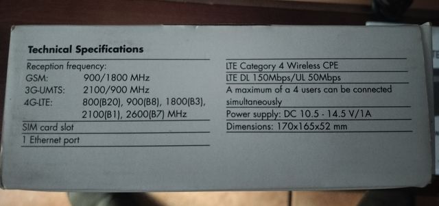 Router wifi autocaravana REBAJADO de265/a175