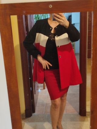 Precioso abrigo Zeila, alta costura