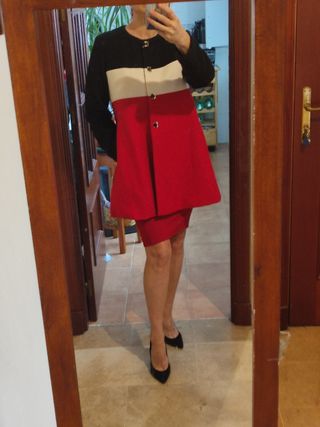 Precioso abrigo Zeila, alta costura