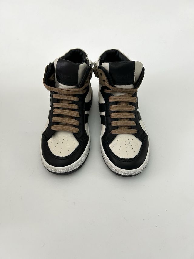 Nuovi sneaker alta bambino 30 vera pelle