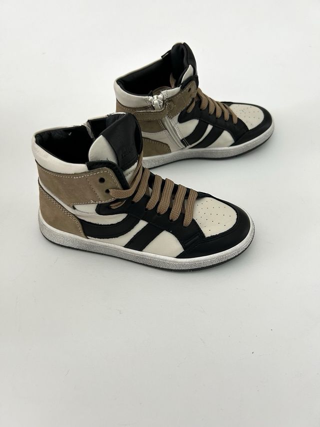 Nuovi sneaker alta bambino 30 vera pelle
