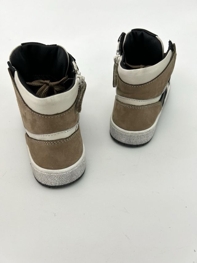 Nuovi sneaker alta bambino 30 vera pelle