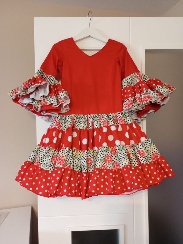 Traje de flamenca 6-7 años