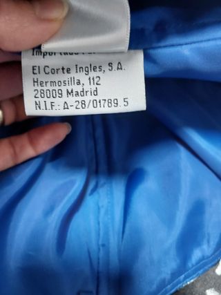 Vestido largo fiesta azul talla 38