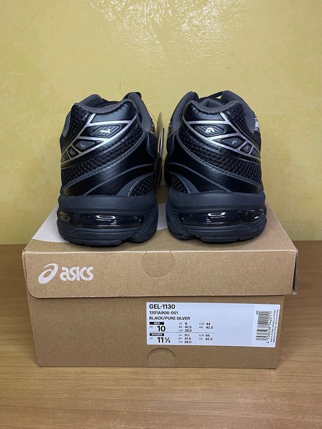 Asics Gel 1130 Nero / Argento Taglia 44 – Nuove!