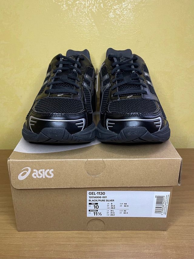 Asics Gel 1130 Nero / Argento Taglia 44 – Nuove!
