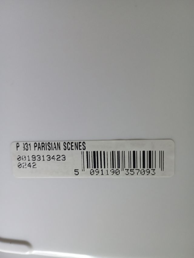 Vassoio parisian scenes