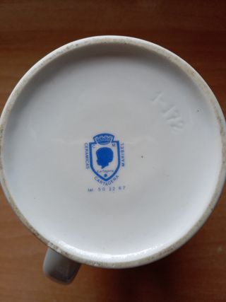 Muy antigua JARRA CERVEZA EJERCITO ESPAÑOL.