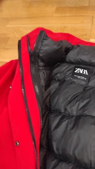 Cazadora doble roja Zara