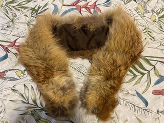 Bufanda de pelo de zorro natural