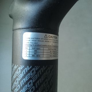 Tija aluminio Megamo 31,6mm