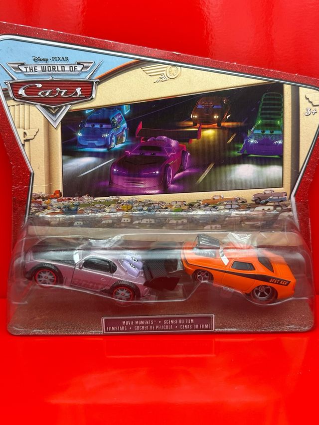 Disney Pixar Cars Red Line Boost Snot Rod Set