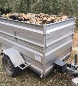 Remolque de leña