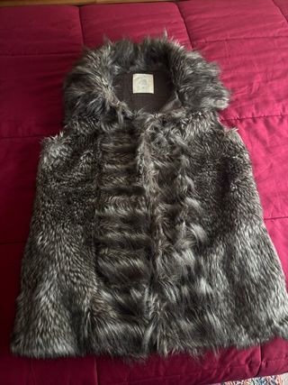 Chaleco de pelo sintético