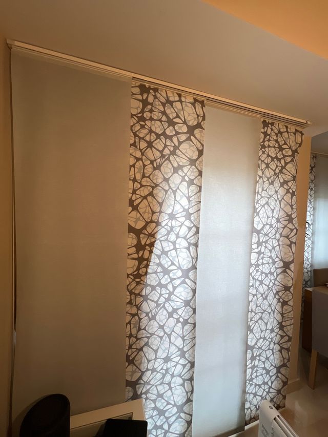 Barra cortina panel japones