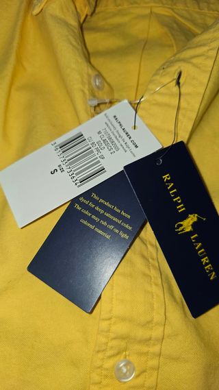 Camisa Ralph Lauren Amarilla talla S