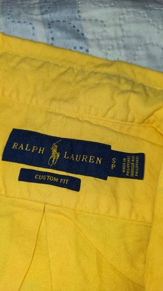 Camisa Ralph Lauren Amarilla talla S