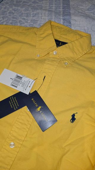 Camisa Ralph Lauren Amarilla talla S