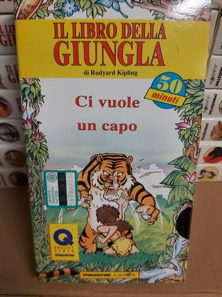 Il libro della giungla vhs deagostini 