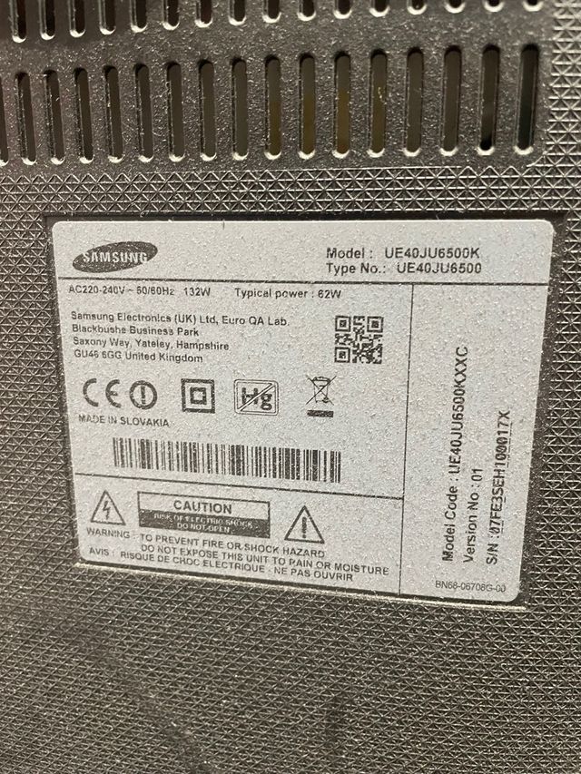 Tv samsung curva 40 pulgadas