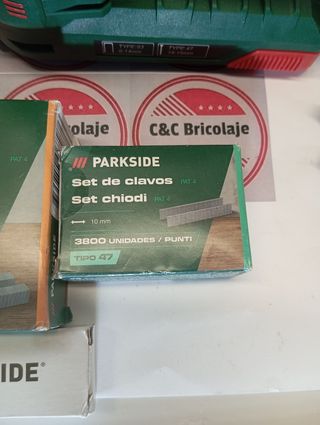 Clavadora grapadora parkside eléctrica  nueva