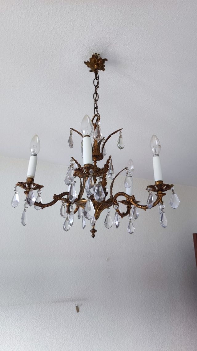 Preciosa lampara antigua