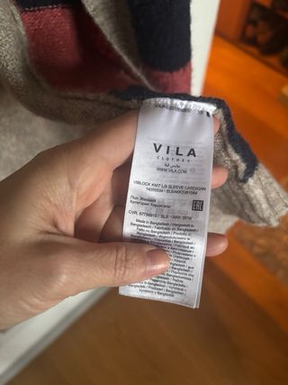 Chaqueta larga punto Vila