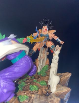 Figura Piccolo vs raditz y goku