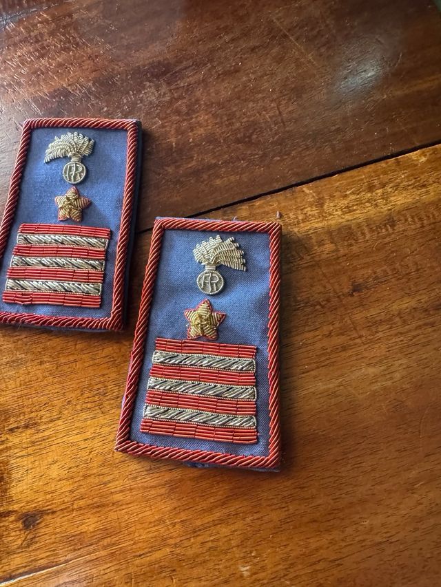 Gradi Luogotenente CC in filo d’argento