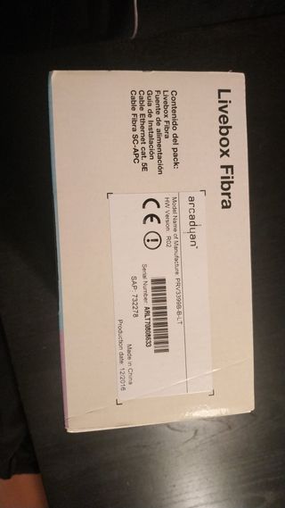 Router Livebox Fibra