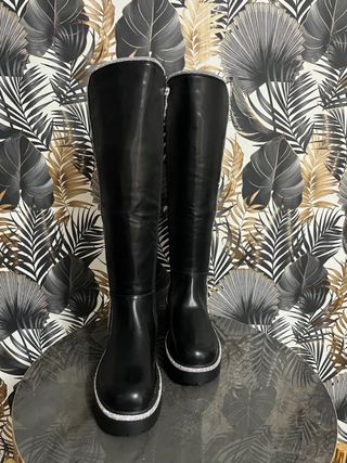 Stivali alti neri 36