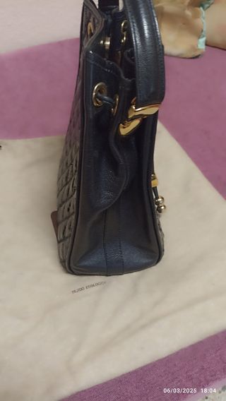 Bolso de piel de serpiente 
