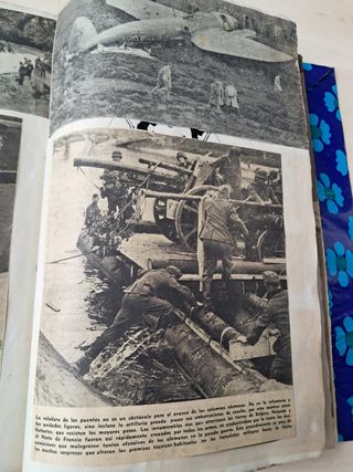 Recortes periódico antiguo de Guerra