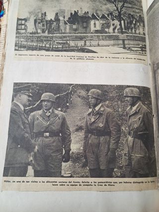 Recortes periódico antiguo de Guerra