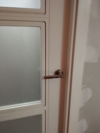 Puerta de paso lacada en blanco