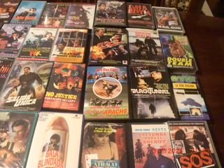 162 Peliculas VHS,  variadas.