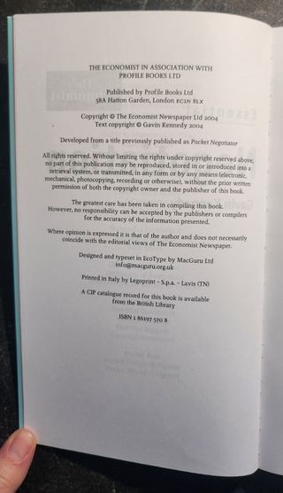 Manual de Negociación en inglés