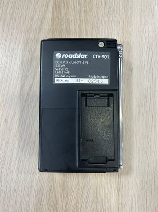 Antiguo Mini TV Roadstar CTV-901