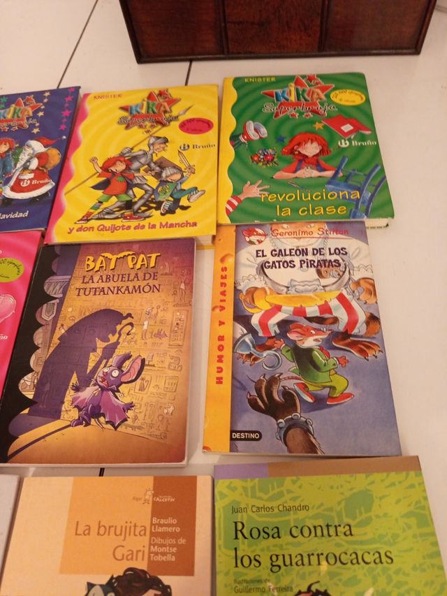 Libros infantiles. Kika, Gerónimo, batpat...