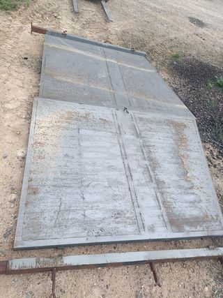 Puerta hierro 2 hojas