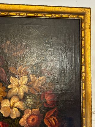 Antiguo óleo sobre lienzo F. Azcoytia