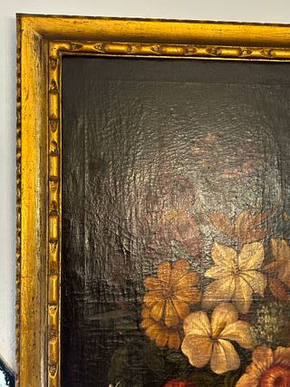 Antiguo óleo sobre lienzo F. Azcoytia