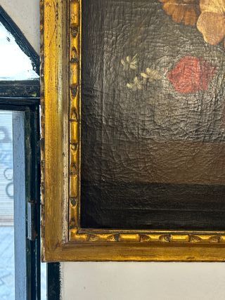 Antiguo óleo sobre lienzo F. Azcoytia