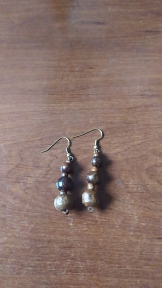 Pendientes madera