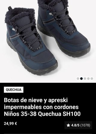 Botas de Nieve impermeable de chico